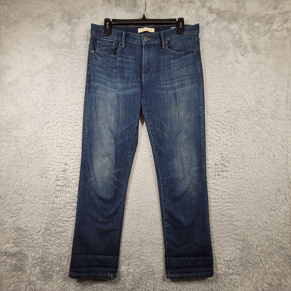 Banana Republic Premium Denim 28S Straight Dark Wash‎ Women Jeans 32x28